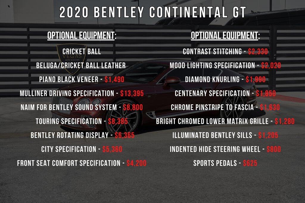 2020 Bentley Continental GT First Edition AWD photo 5