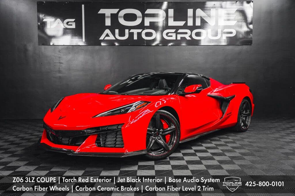 2024 Chevrolet Corvette Z06 3LZ Coupe RWD - $130,150