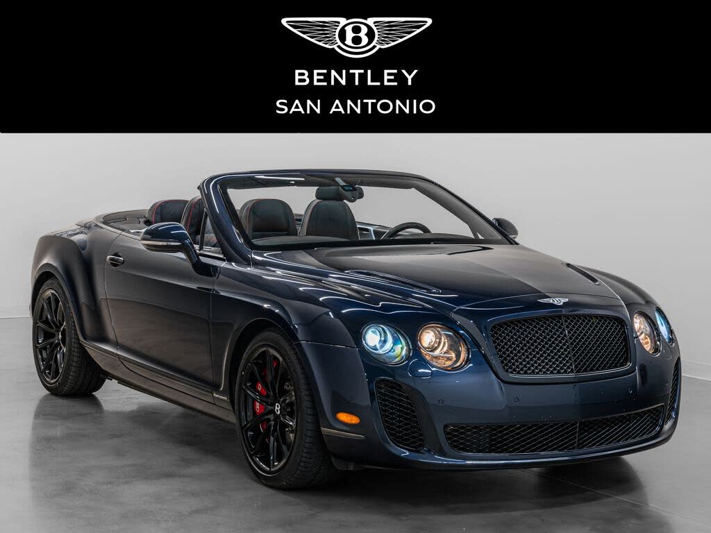2012 Bentley Continental Supersports Convertible AWD