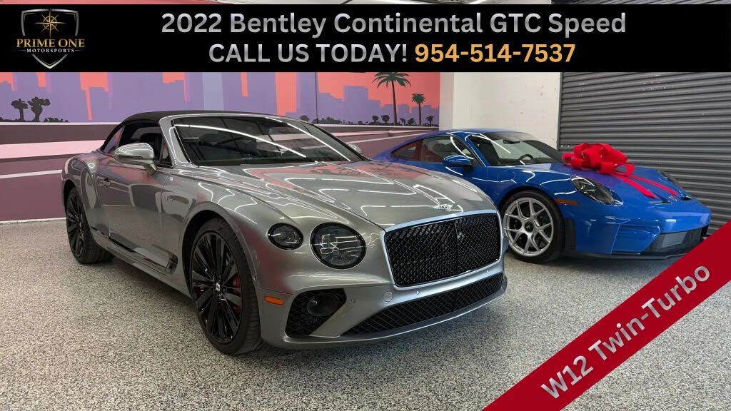 2022 Bentley Continental GTC Speed AWD