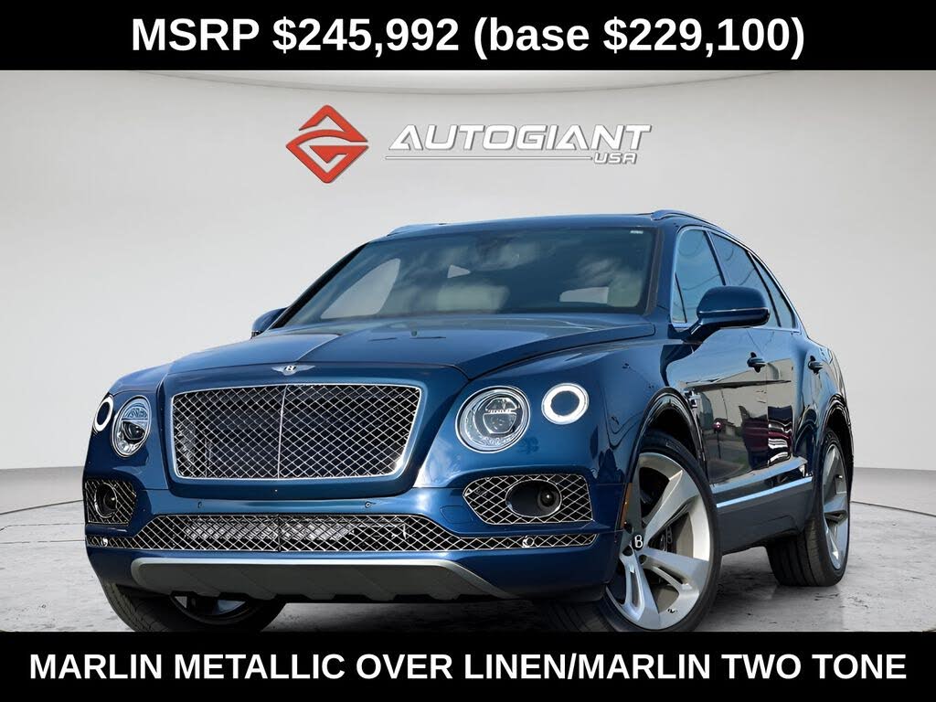 2018 Bentley Bentayga W12 Signature Edition AWD