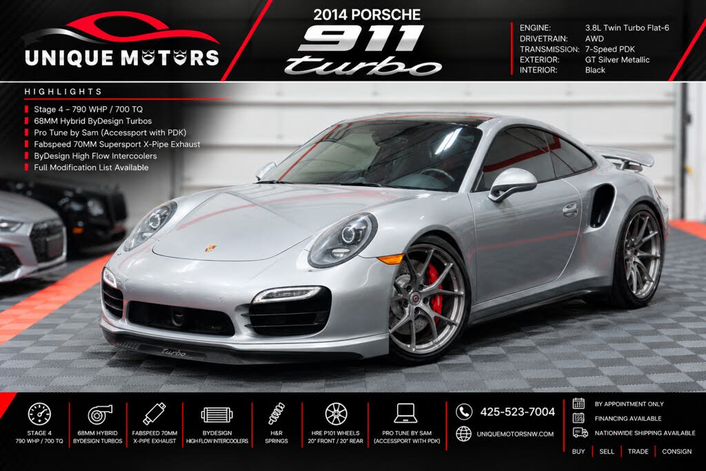 2014 Porsche 911 Turbo Coupe AWD photo 1 of 24