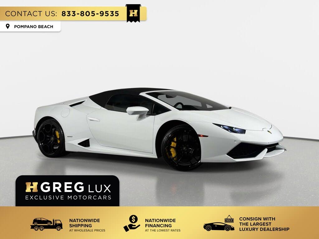 2018 Lamborghini Huracan LP 610-4 Spyder Convertible AWD