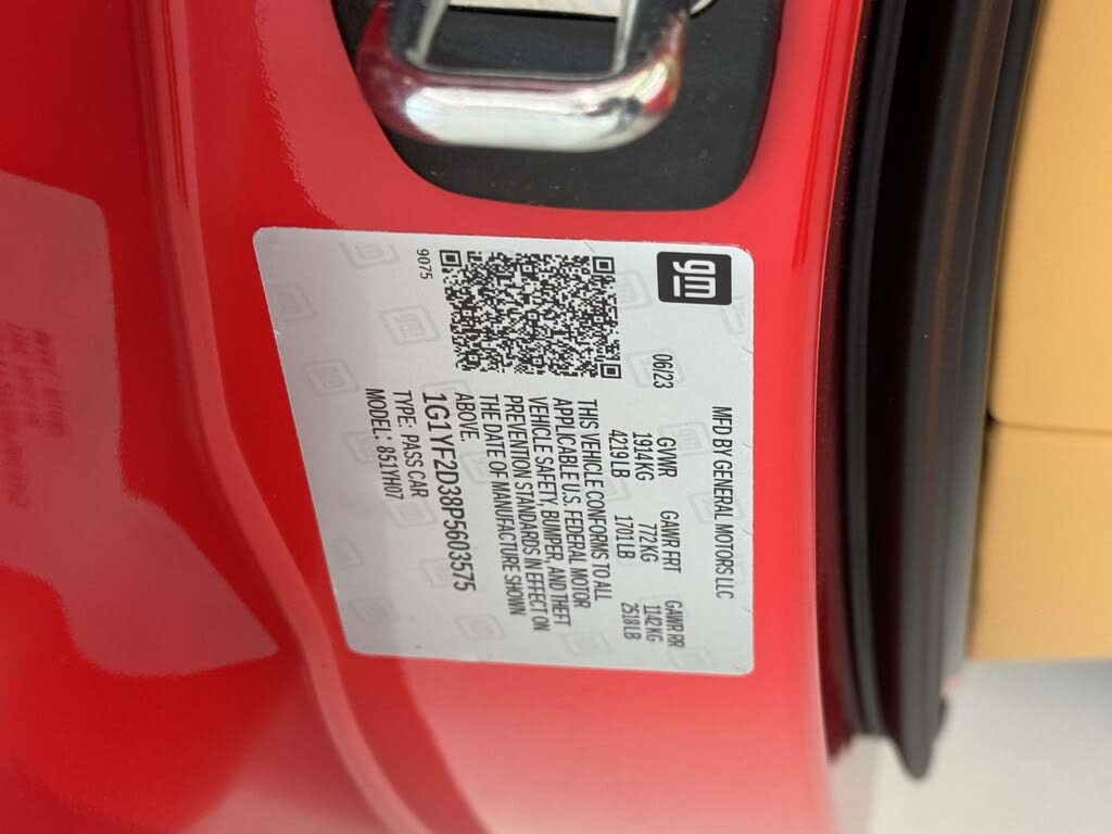 2023 Chevrolet Corvette Z06 3LZ Coupe RWD photo 23