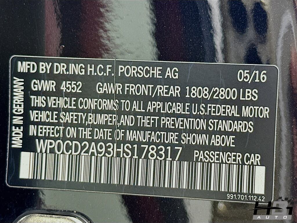 2017 Porsche 911 Turbo Cabriolet AWD photo 17 of 24