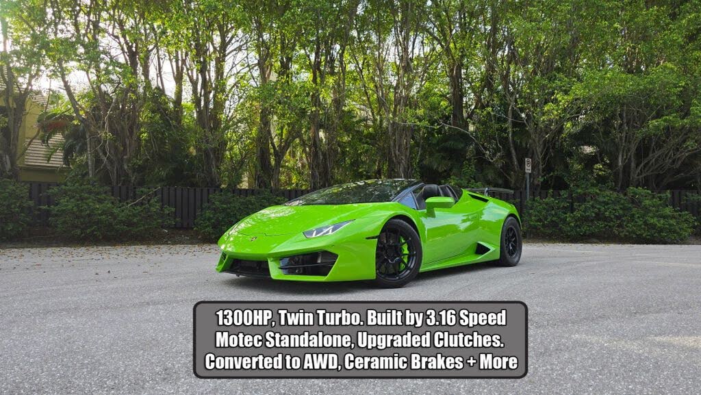 2018 Lamborghini Huracan LP 610-4 Spyder Convertible AWD