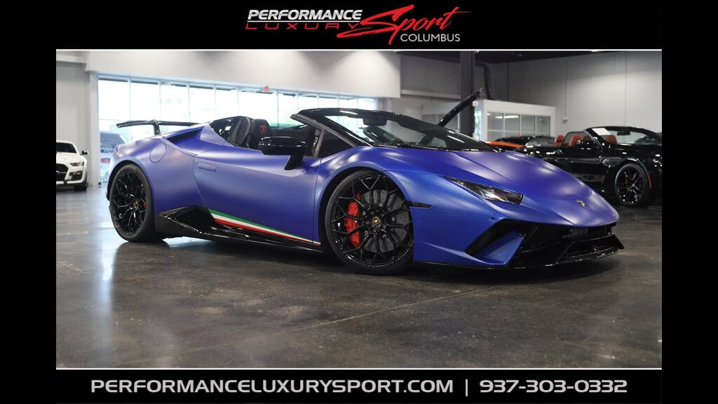 2019 Lamborghini Huracan LP 640-4 Performante Spyder Convertible AWD - $399,500