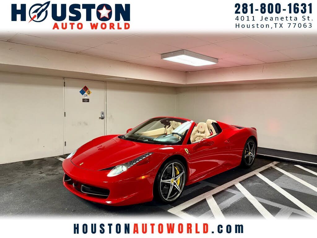 2015 Ferrari 458 Italia Spider RWD - $349,995