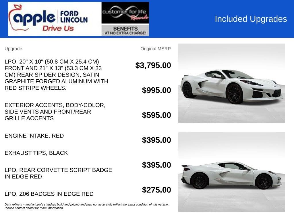2025 Chevrolet Corvette Z06 1LZ Coupe RWD photo 4