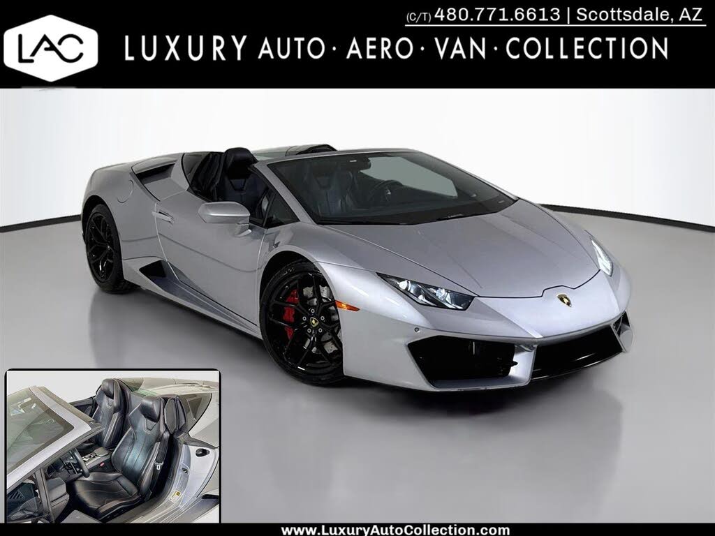 2018 Lamborghini Huracan LP 580-2 Spyder Convertible RWD - $228,999