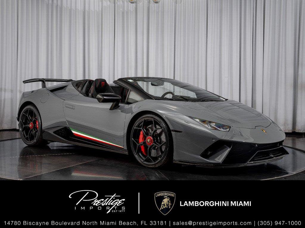 2018 Lamborghini Huracan LP 640-4 Performante Spyder Convertible AWD