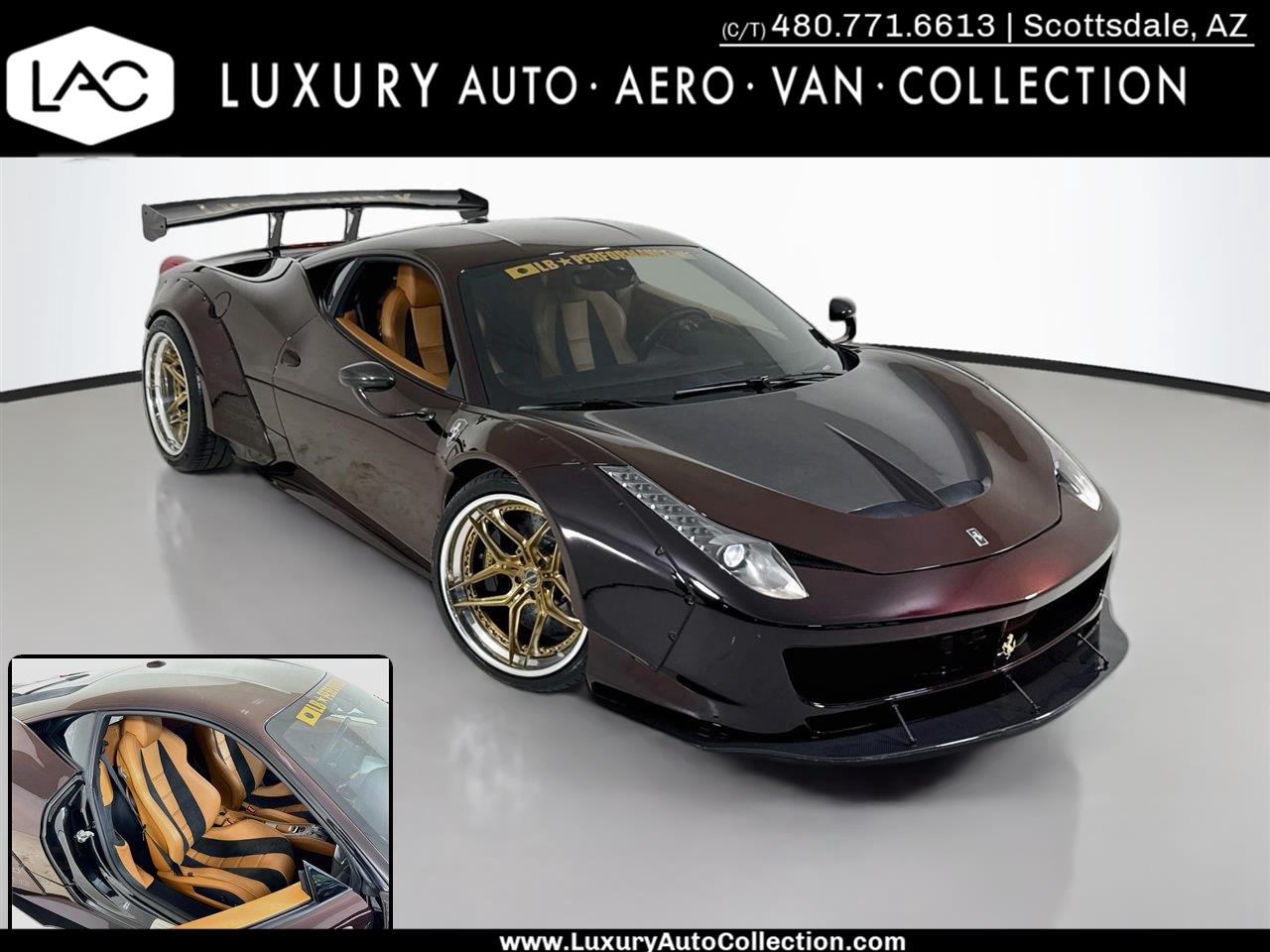 2011 Ferrari 458 Italia Coupe RWD - $329,999