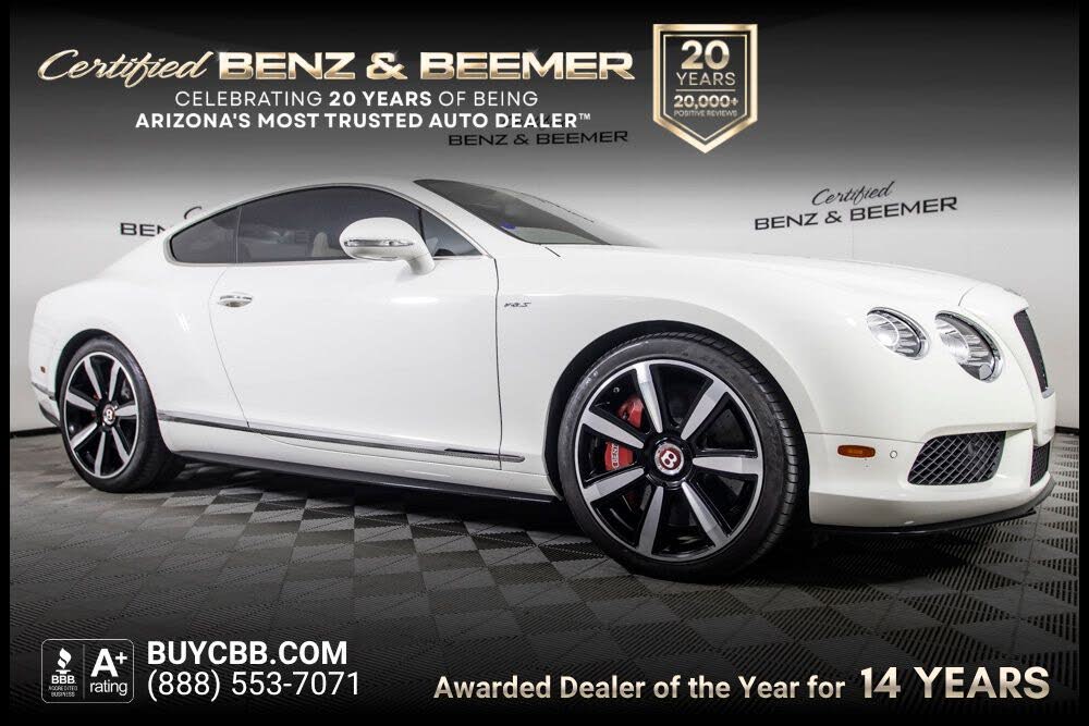 2015 Bentley Continental GT V8 S AWD - $83,000