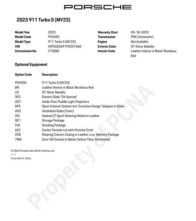 2023 Porsche 911 Turbo S Coupe AWD photo 6 of 24
