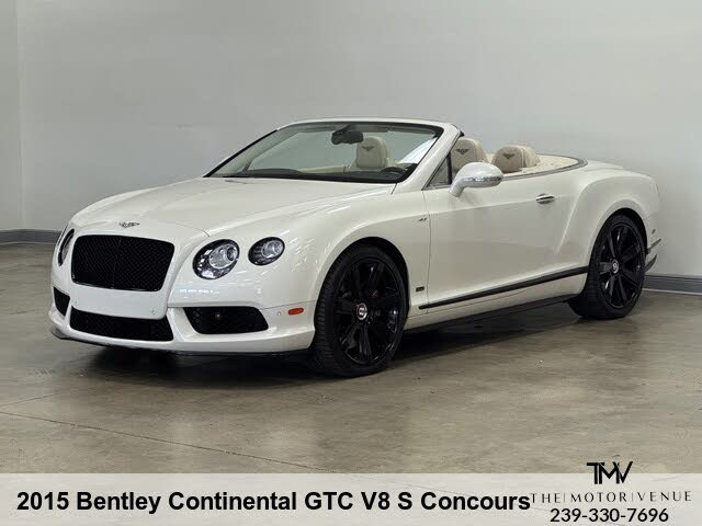 2015 Bentley Continental GTC V8 S AWD