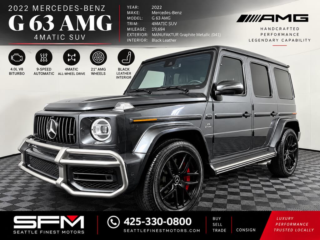 2022 Mercedes-Benz G-Class AMG G 63 4MATIC