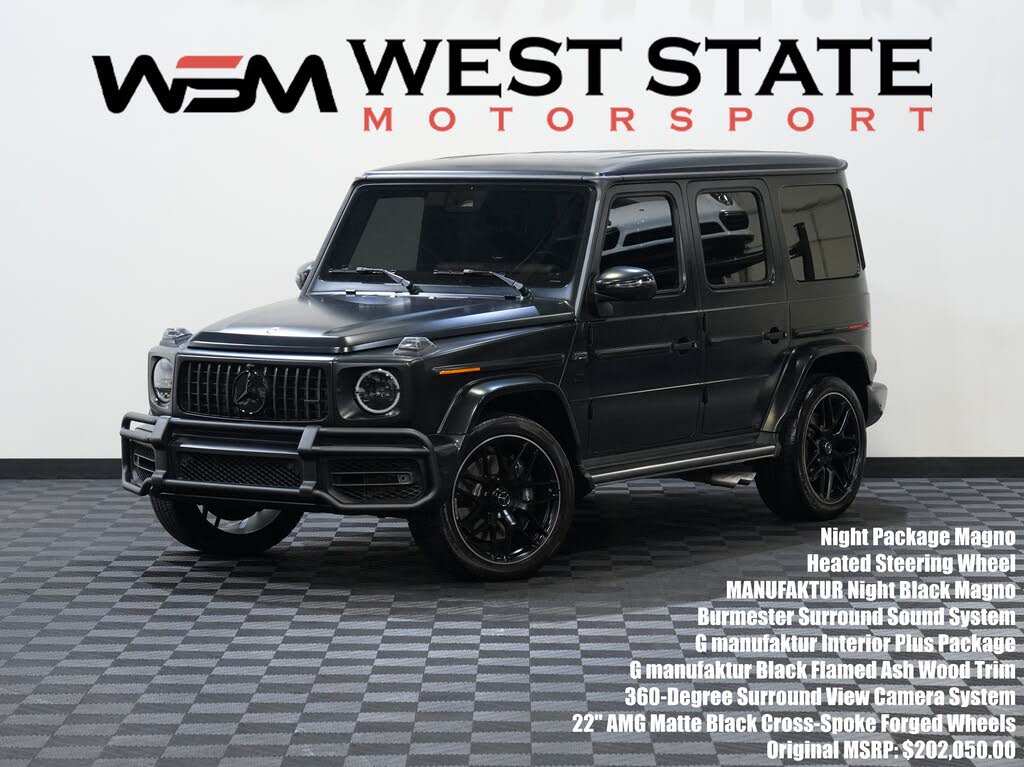 2022 Mercedes-Benz G-Class AMG G 63 4MATIC - $156,525