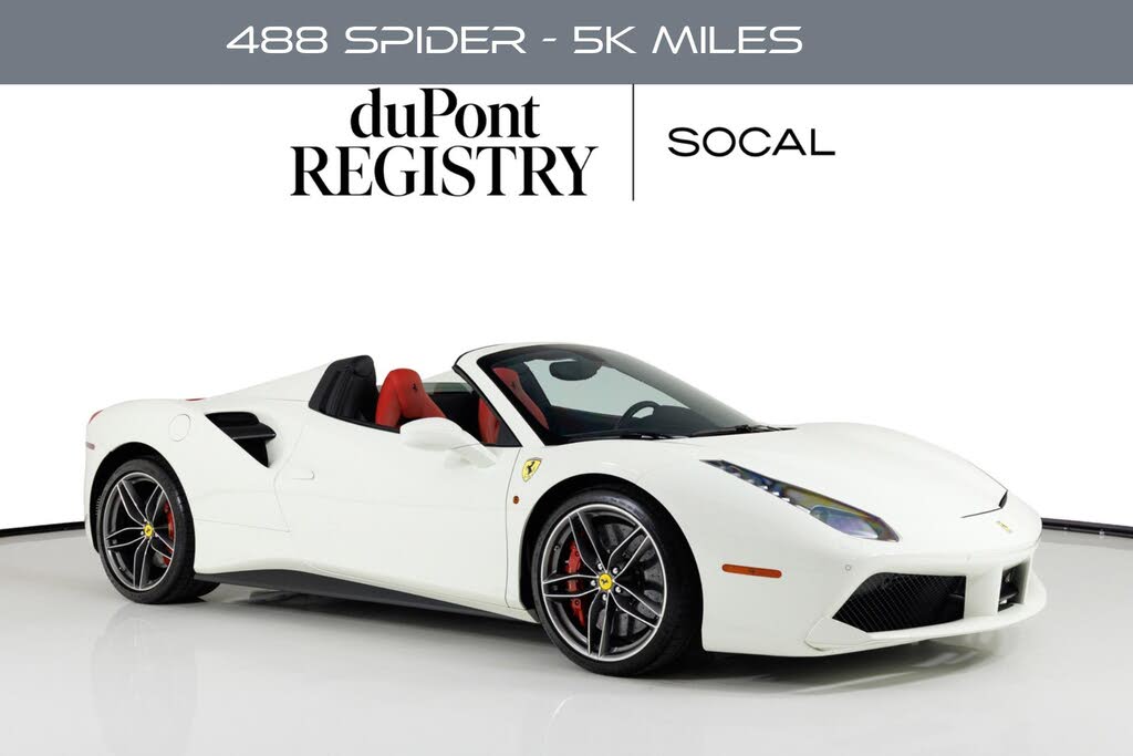 2017 Ferrari 488 Spider RWD - $449,990
