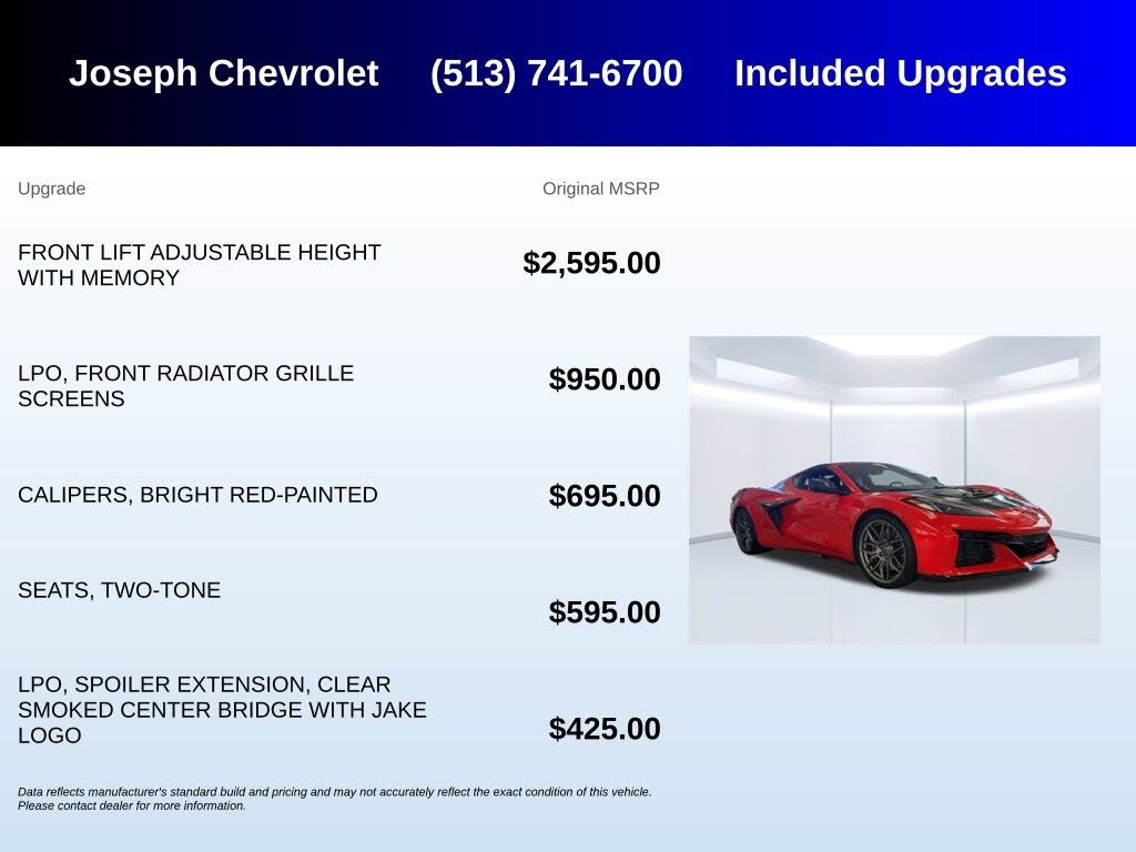 2026 Chevrolet Corvette Z06 3LZ Coupe RWD photo 6