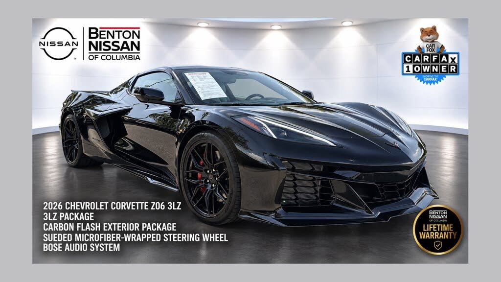 2026 Chevrolet Corvette Z06 3LZ Convertible RWD