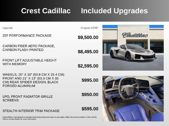 2026 Chevrolet Corvette Z06 3LZ Coupe RWD photo 4