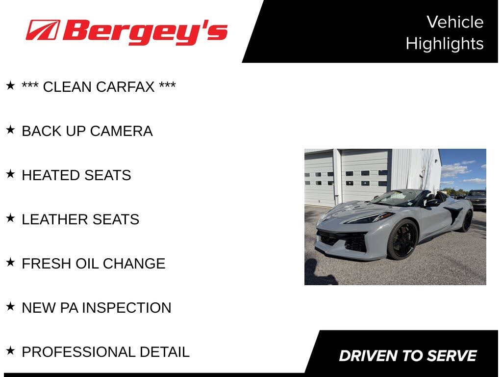 2024 Chevrolet Corvette Z06 2LZ Convertible RWD photo 4
